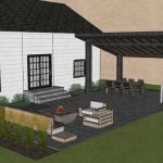 Paver Patio Design CAD drawing Carrington Lawn & Landscape in Middleton, WI