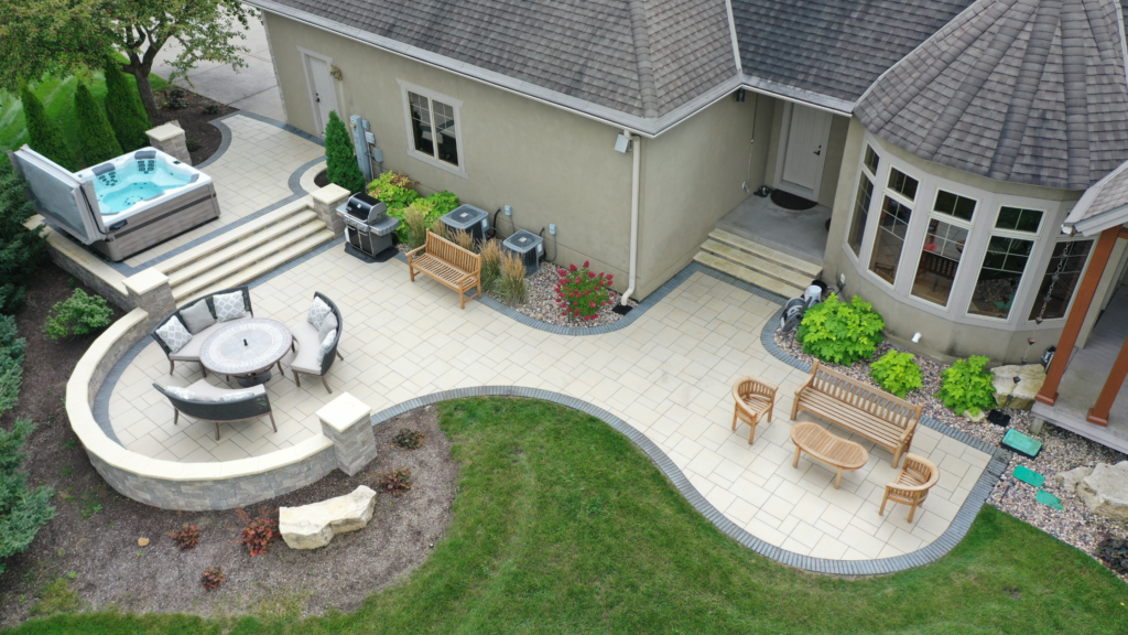 hardscape design carrington lawn landscape