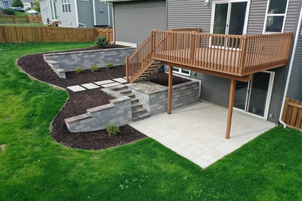 Retaining Walls Steps Patio Carrington Lawn and Landscape Middleton, WI